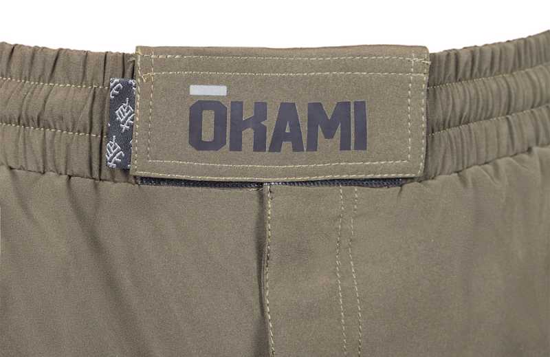 Okami kihon Fightshorts -khaki